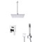 Ceiling Rain Shower System with Handheld, Rain Shower Head, Shower Faucet Set